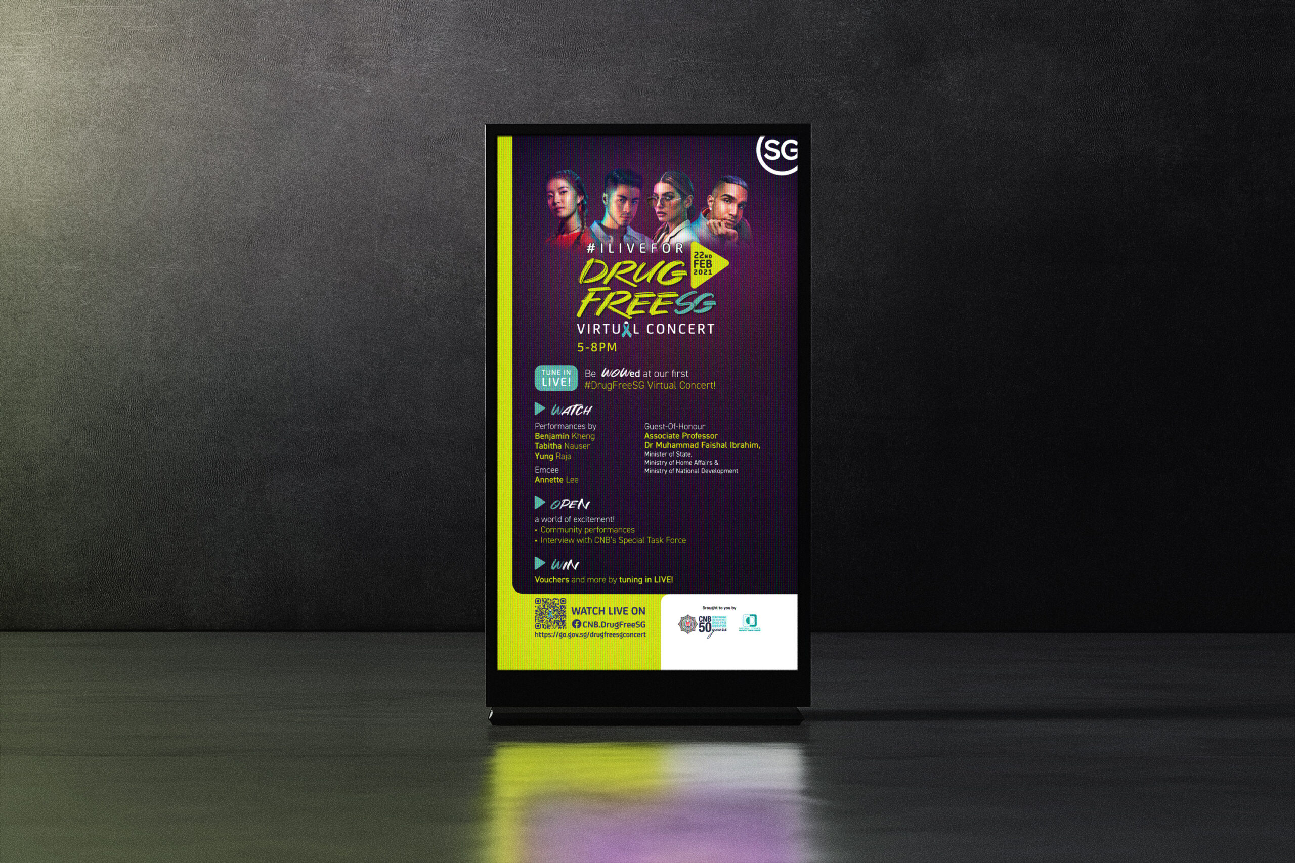 CNB Vertical Digital Screen