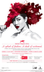 Emirates Singapore Derby 2018 NewsPaper Spot Ad