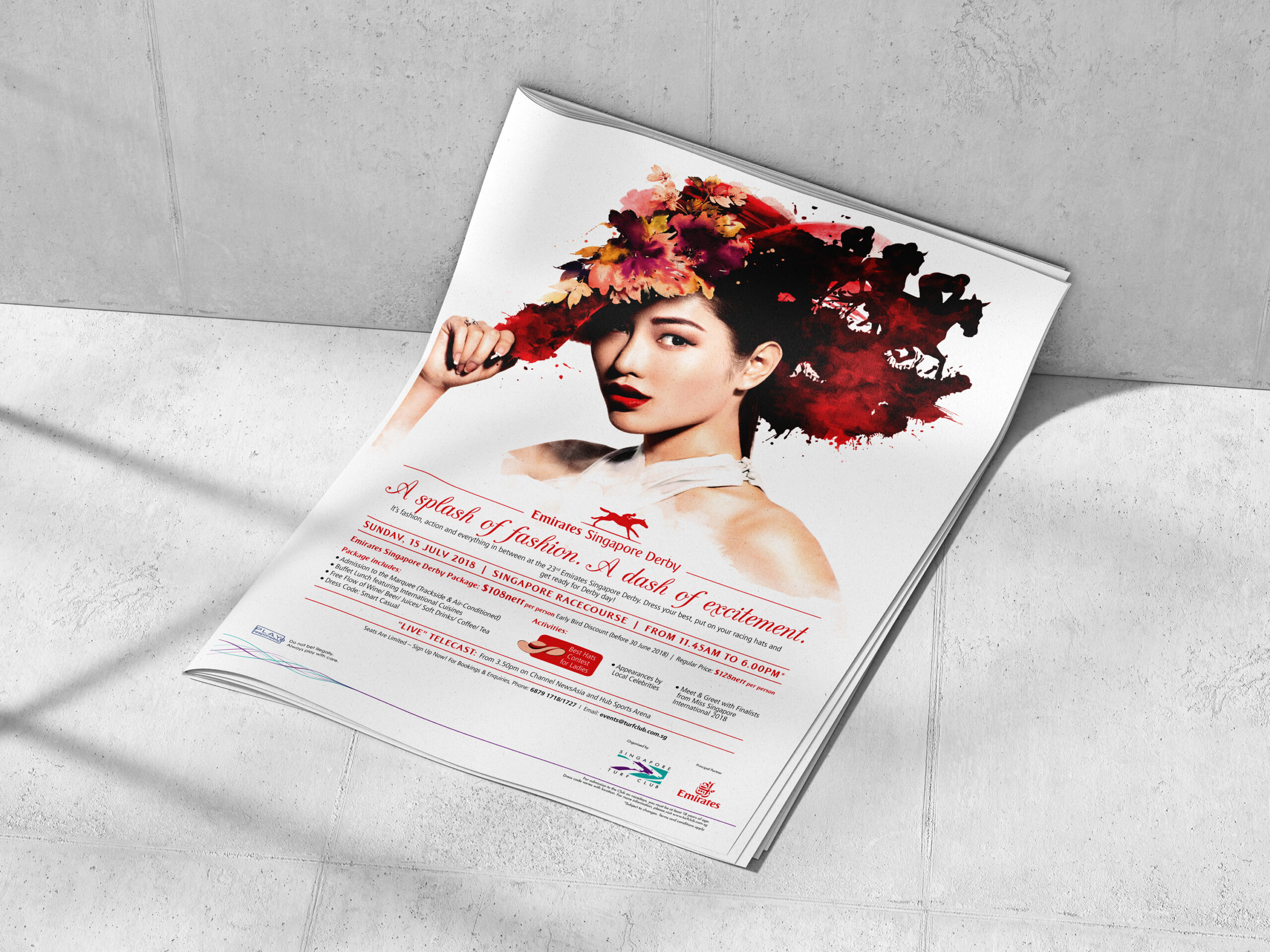 Emirates Singapore Derby 2018 NewsPaper Newspaper Adaptation