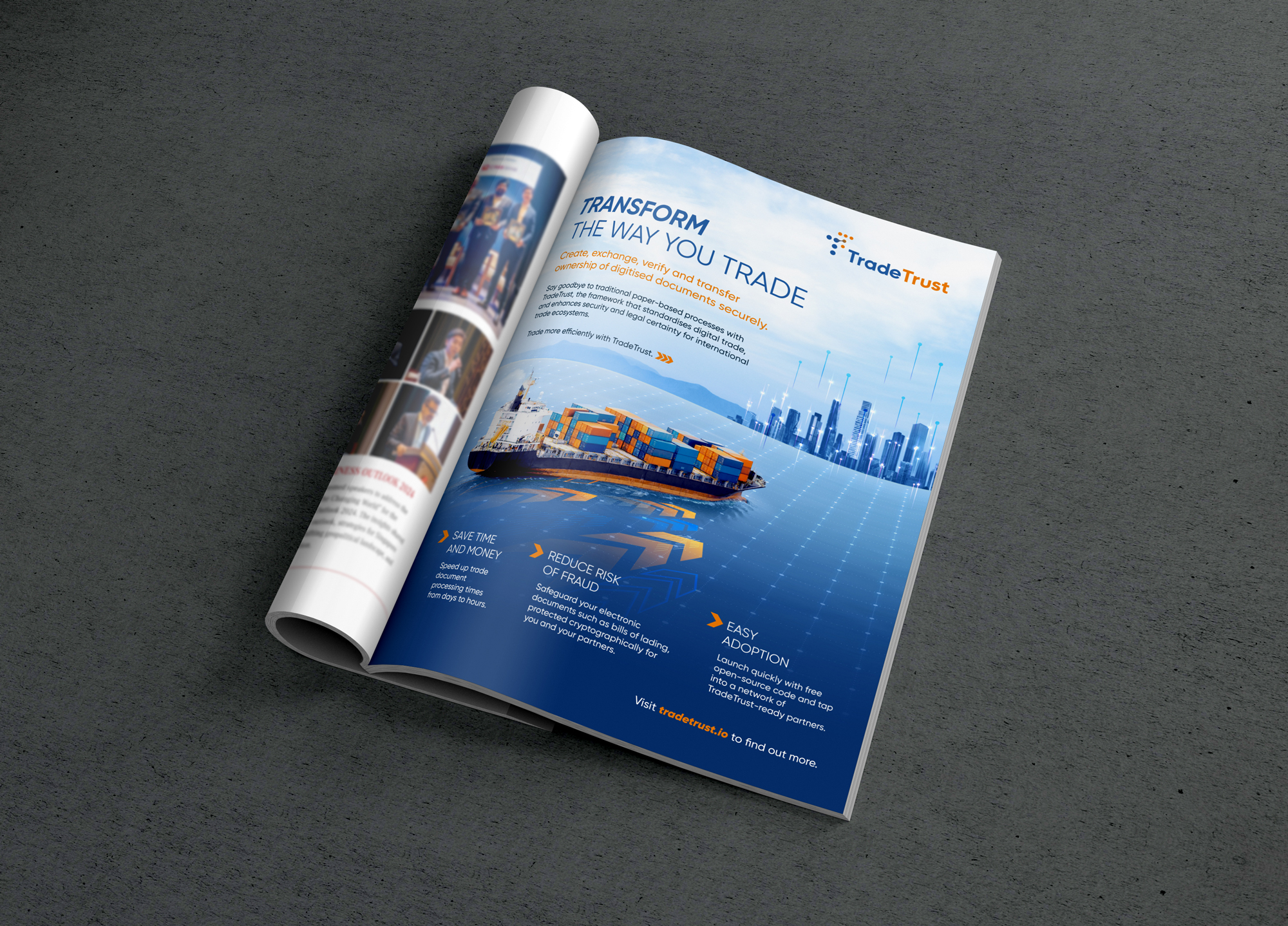 TradeTrust Magazine Ad