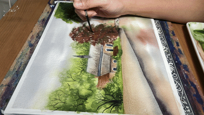 Brugge Canal Painting Step 7B