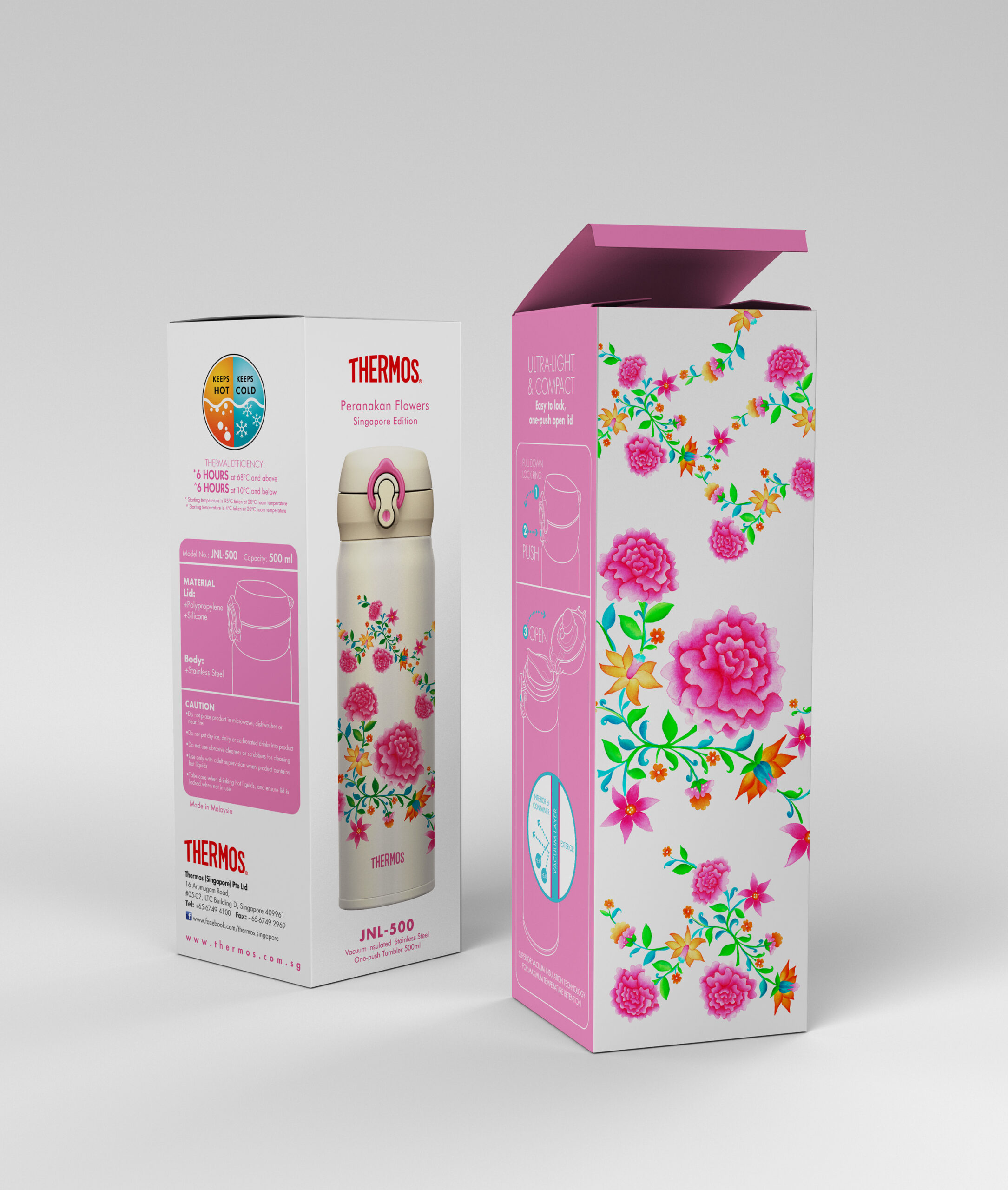Thermos Peranakan Packaging
